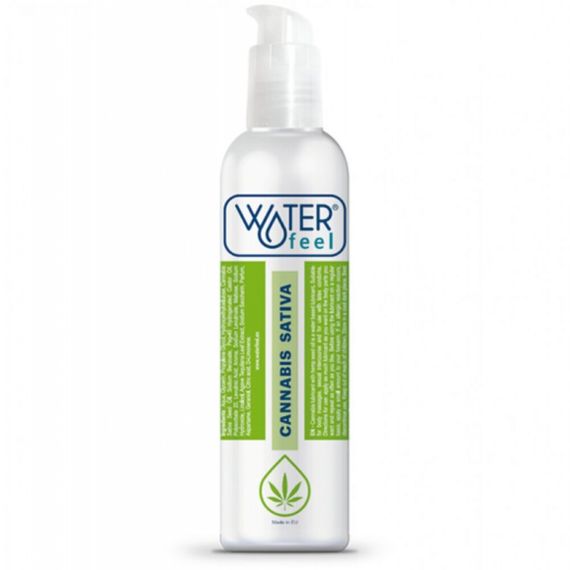 Смазка на водной основе с маслом семян конопли Cannabis Sativa, 150 мл Waterfeel (Испания) Sex Aura | Зображення 1