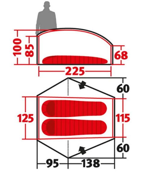 Намет Wechsel Exogen 2 ZG Green (231049) (DAS301736) | Зображення 4