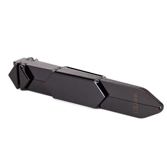 Регульована шльопалка LOCKINK Adjustable Slapper for Impact Play, чорна, натуральна шкіра | Зображення 7