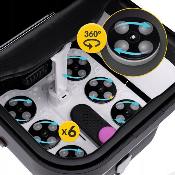 Ванна для ніг гідромасажна 4FIZJO Evo+ складана 500 Вт гідромасажер для ніг (P-5905973404037) | Зображення 2