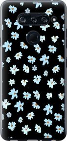 Чехол на LG V40 ThinQ Цветочный "4900u-1577-17620"