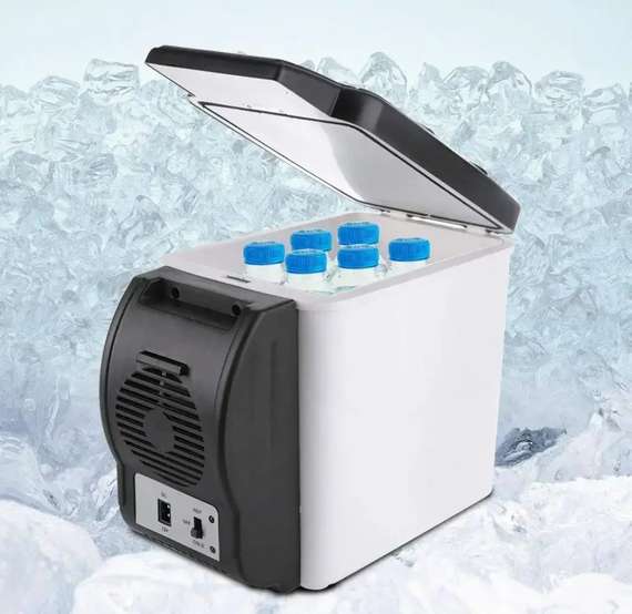 Автомобильный мини-холодильник Cooling and Warming Refrigerator 6L, Холодильник для машины | Зображення 7