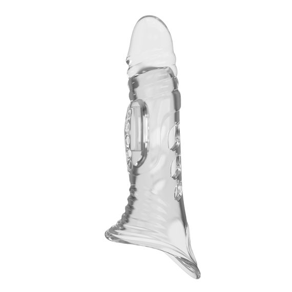 Насадка на член - Pretty Love Penis Sleeve 8.7" Clear | Зображення 3