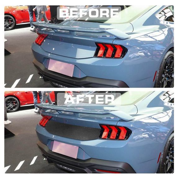 Накладка на крышку багажника (Карбон) для Ford Mustang 2024- гг | Зображення 1
