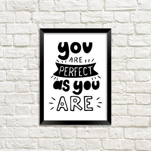 Постер у рамці You are perfect A5 (MT5_18M004)