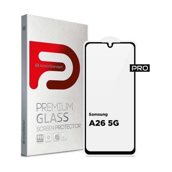 Скло захисне Armorstandart Pro Samsung A26 5G Black (ARM82212)