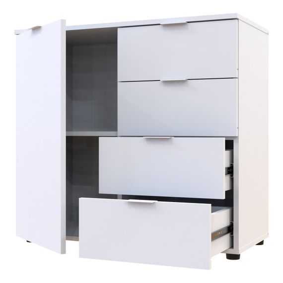 Комод в гостиную Doros Рон 1 80х38х81 см Белый (DRS-011292) | Зображення 1