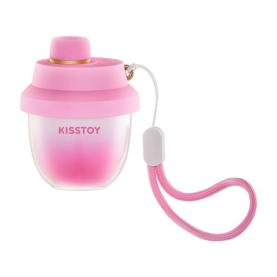 Вакуумний стимулятор-брелок KISSTOY Kiss Pods, 5 рівнів інтенсивності + Turbo-режим, 2 насадки | Зображення 1