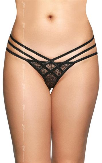 Жіночі стрінги - G-String 2492, black S/M