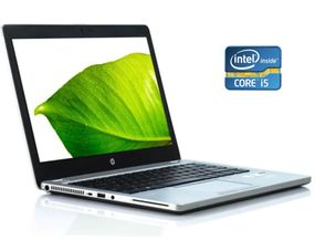 Ультрабук Б-клас HP EliteBook Folio 9480m / 14" (1366x768) TN / Intel Core i5-4310U (2 (4) ядра по 2.0 - 3.0 GHz) / 8 GB DDR3 / 180 GB SSD / Intel HD Graphics 4400 / WebCam б/в