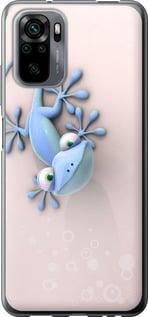 Чохол на Xiaomi Poco M5s Гекончик із силікону FCh_047509