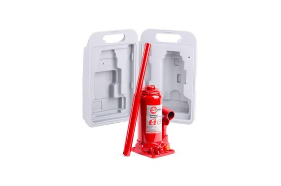 Домкрат гидравлический Intertool - 5 т х 355 мм одноштоковый (в кейсе) (GT0053) | Зображення 6