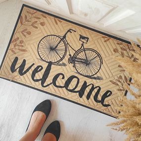 Коврик придверный с принтом Welcome 45x75x0,4 см (KOV_20S005)