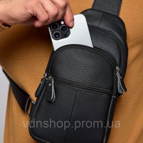 Сумки слинг мужские кросс боди, Мужская деловая сумка кросс-боди, Сумка кросс-боди гладкая SJ-94