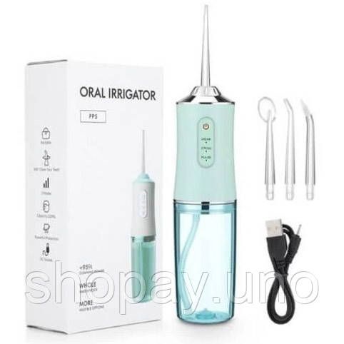 Ирригатор с аккумулятором для дома Oral, Ирригатор для тщательной очистки полости рта TE-90 | Зображення 3