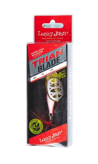 Блесна рыболовная вращающаяся, вращалка, вертушка Lucky John Лаки Джон TRIAN BLADE ROUND 06.0г 002 | Зображення 1