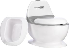 Дитячий горщик FreeON зі звуком змиву, white (Від 1,5 року)