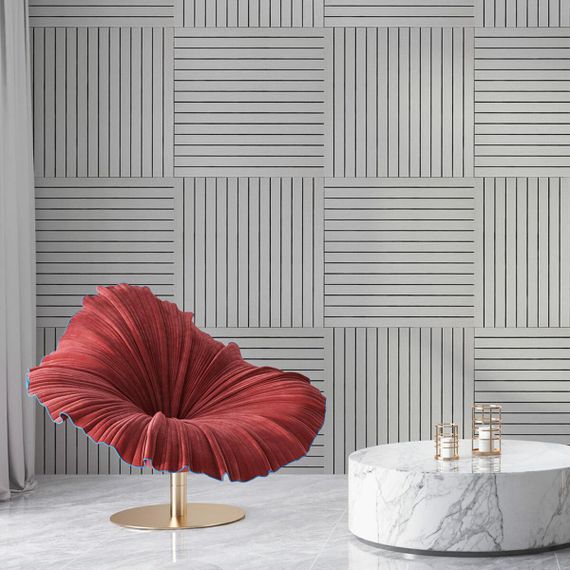 Покриття вінілове самоклеюче 3D рейки 600х600х2,8мм SW-00003242 | Зображення 5