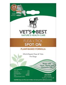 Капли от блох и клещей для собак Vet's Best Flea Tick Spot-on 17.7 мл