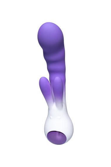 Вибратор-кролик со светодиодом Every Night Toys для точки G, фиолетовый градиент Sex Aura | Зображення 2