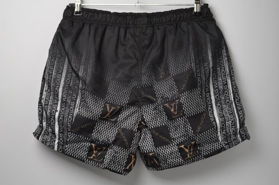 Плавки Louis Vuitton Black плавальні шорти Луї вітон шорти плавальні чоловічі шорти для спорту луї Віттон | Зображення 1