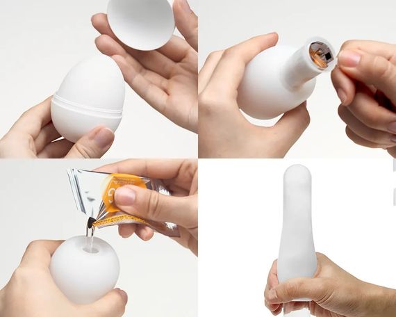 Еластичний чоловічий мастурбатор Egg Clicker | Зображення 5