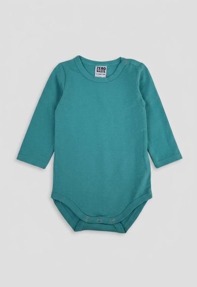 Дитяче боді для новонароджених Green Cotton 62 см Бірюзовий (25111230)