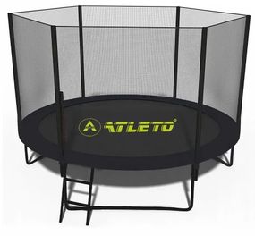 Батут дитячий Atleto 252 см із захисною сіткою і драбиною для дому та дачі 42400582