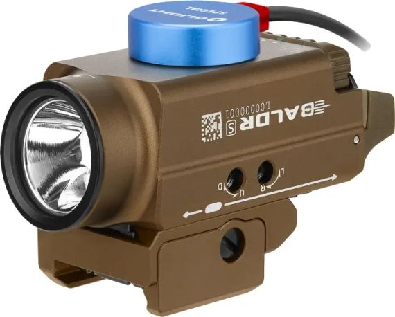 Ліхтар з ЛЦВ Olight Baldr S Green Laser Desert Tan | Зображення 9