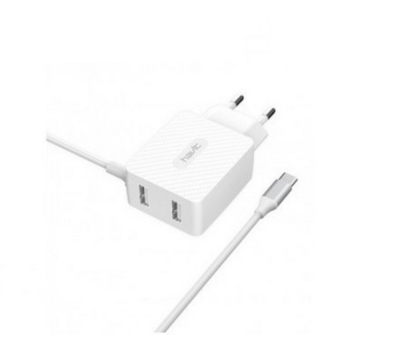 Мережевий зарядний пристрій Type-C 3,0A білий Havit HV-H144