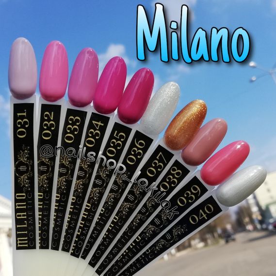 Гель-лак Milano 036 8мл | Зображення 1