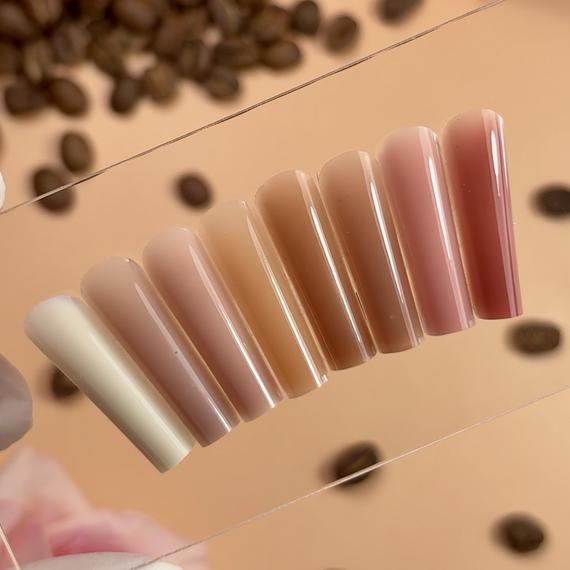 Моделюючий гель AVDEEVA COFFEE ROSE builder gel №01 (світло-бежевий) 15мл HEMA & TPO FREE | Зображення 2