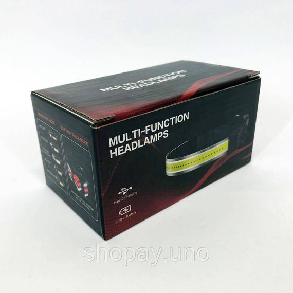 Фонарь аккумуляторный для рыбалки XQ-T1C, Led headlamp налобный фонарь налобный мощный IZ-22 | Зображення 9