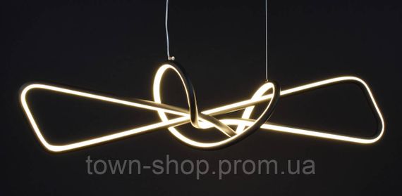 Люстра потолочная LED H35L-1000-bk-k Черный 25-150х15х100 см. | Зображення 5