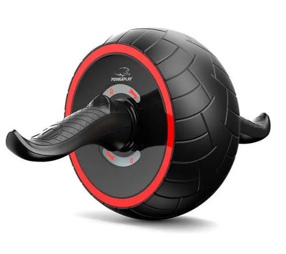 Колесо для преса PowerPlay 4326 зі зворотним механізмом AB Wheel Pro Чорно-червоне (PP_4326_Black/Red)