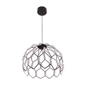 Люстра светодиодная подвесная 36W WW BK (BR-01 673S/36)