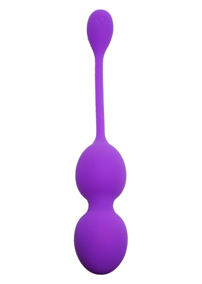 Вагінальні віброкульки - Vibrating Kegel Balls Purple, 32 мм, 80 г
