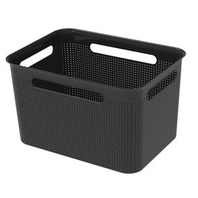 Кошик для зберігання Rotho (Рото) Brisen 16 л (10239) Чорний