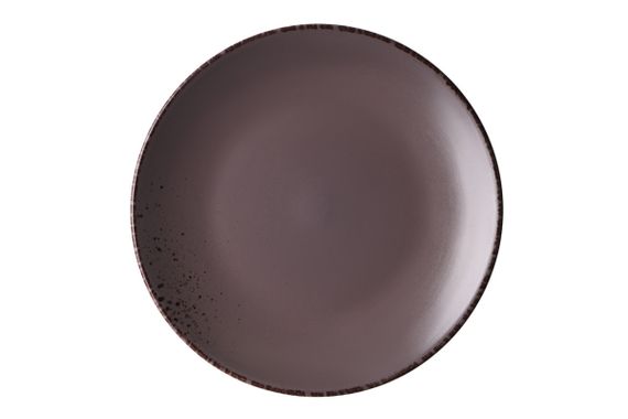 Тарелка обеденная Ardesto LuССa Grey Brown AR-2926-GMС 26 см