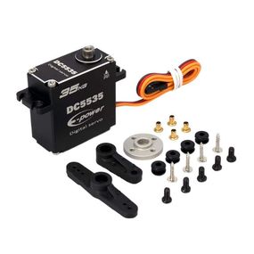 Сервопривід цифровий E-Power DC5535 360 градусів 35кг з металевими шестернями