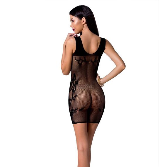 Откровенное платье-сетка Passion BS073 black | Зображення 1