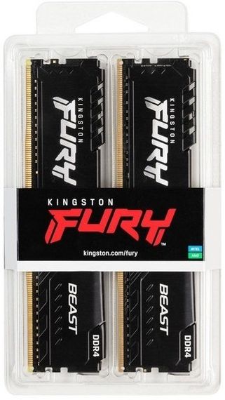Память ПК Kingston DDR4 32GB KIT (16GBx2) 3200 FURY Beast KF432C16BBK2/32 | Зображення 9