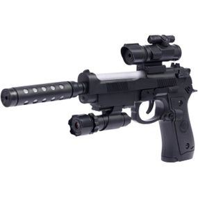 Пистолет свето-звуковой ZIPP Toys Beretta 92FS Черный
