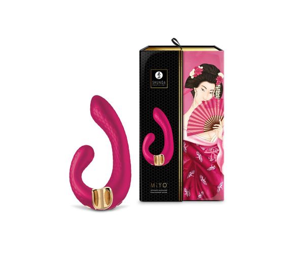 Вібратор-кролик Shunga Miyo Raspberry, Малиновый | Зображення 6