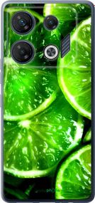 Чохол на Infinix GT 10 pro Зелені часточки лимона "852u-3172-2448"