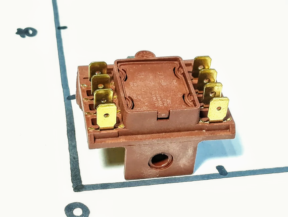 Переключатель пятипозиционный АС 424 А "Argenson" (Турция) | Зображення 1