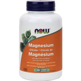 Микроэлемент Магний NOW Foods Magnesium Citrate 134 mg 90 Softgels