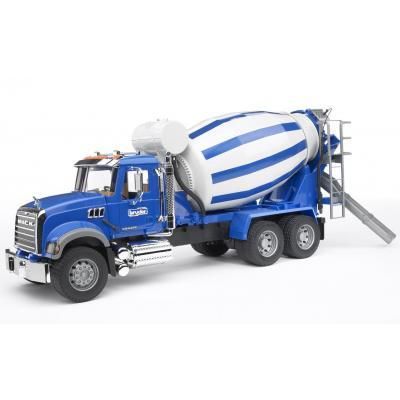 Спецтехника Bruder бетоновоз Mack Granite М1:16 cиний (02814) (02814) | Зображення 1