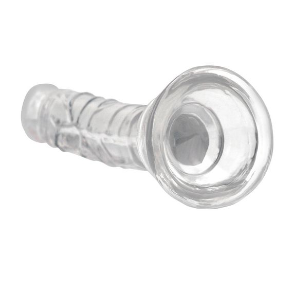 Реалистичный фаллоимитатор WeLove FlexiGrip Clear с присоской 12 см | Зображення 9