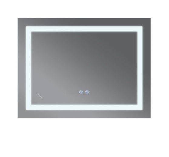 Дзеркало Mixxus WARM MR12-80x70-REVERSE з LED Touch, Anti-fog, димером, регулюванням яскравості (MI6936) | Зображення 4